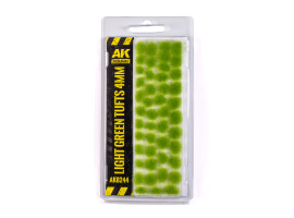 LIGHT GREEN TUFTS 4MM