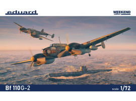 Scale model 1/72 Airplane Bf 110G-2 Eduard 7468