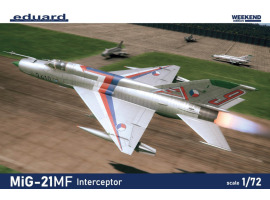 Scale model 1/72 Fighter MiG-21 MF Eduard 7469