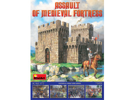 Scale model 1/72 Set Assault of Medieval Fortress MiniArt 72033