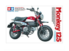 обзорное фото Збірна модель 1/12 Мотоцикл HONDA MONKEY 125 Tamiya 14134 Мотоцикли