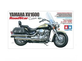 обзорное фото Збірна модель 1/12 Мотоцикл YAMAHA XV1600 ROAD STAR CUSTOM Тамия 14135 Мотоцикли