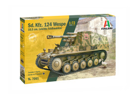 Scale model 1/72 SPG SD.KFZ.124 WESPE Italeri 7061