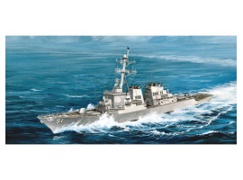 обзорное фото Збірна модель 1/350 Військовий корабель США "Arleigh Burke" DDG-51 Трумпетер 04523 Флот 1/350