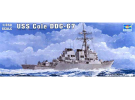 обзорное фото Сборная модель 1/350 Военный корабль США Cole DDG-67 Трумпетер 04524 Флот 1/350