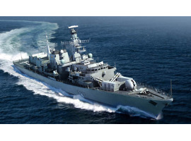обзорное фото Сборная модель 1/350 	Фрегат HMS TYPE 23- Westminster  (F237) Трумпетер 04546 Флот 1/350