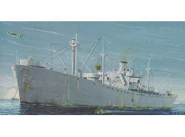 обзорное фото Збірна модель 1/350 WW2 Liberty Ship S.S. Jeremiah O'Brien Trumpeter 05301 Флот 1/350