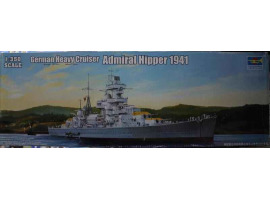 обзорное фото German Cruiser Admiral Hipper 1941 Флот 1/350