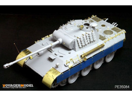 обзорное фото Photo Etched set for 1/35 Panther Ausf A (For DRAGON6160/6168/6358)  Фототравление