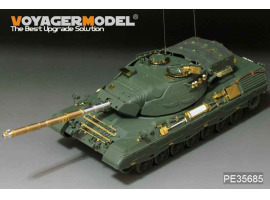 обзорное фото Modern Canadian Leopard C2 MBT (Gun barrel ,smoke discharger，atenna base include) Фототравление