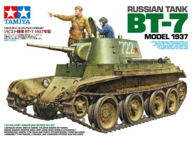Scale model 1/35 Soviet tank BT-7 model 1937 Tamiya 35327