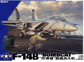 обзорное фото Збірна модель 1/48 Літак Grumman F-14 B Bombcat Great Wall Hobby L4833 Літаки 1/48