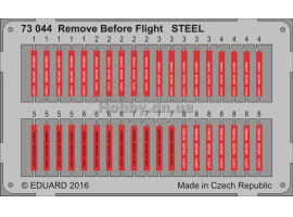 обзорное фото Remove Before Flight STEEL 1/72 Фототравление