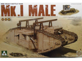 обзорное фото Mk.1 MALE WWI Heavy Battle Tank Armored vehicles 1/35