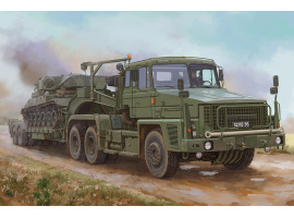 Сборная модель транспортера танков Scammell Commander with 62 tonne Crane Fruehauf semi-trailer