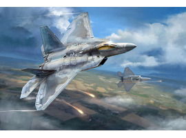обзорное фото Збірна модель 1/48 винищувач F-22A Raptor Літаки 1/48