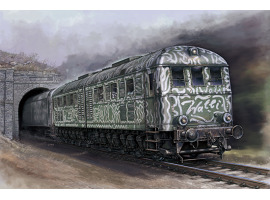 обзорное фото Сборная модель 1/35 Немецкий локомотив  Wehrmacht  V188 Трумпетер 00225 Железная дорога 1/35