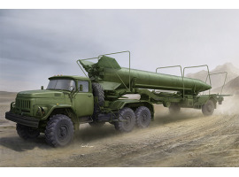 обзорное фото Сборная модель 1/35 Советский ЗИЛ-131В прицеп 2Т3М1 с ракетой 8К14 Трумпетер 01081 Автомобили 1/35