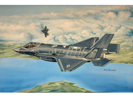 обзорное фото Збірна модель 1/32 Винищувач-бомбардувальник F-35A Lightning II Trumpeter 03231 Літаки 1/32