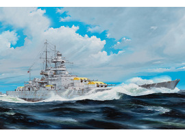 обзорное фото Сборная модель немецкого линкора Gneisenau Флот 1/200