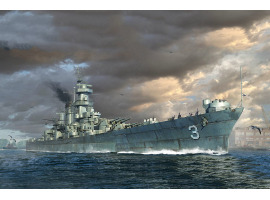 обзорное фото Збірна модель американського бойового крейсера Hawaii CB-3 Флот 1/700