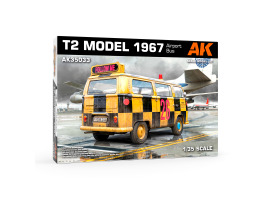 обзорное фото Збірна модель 1/35 Автобус для аеропорту T2 1967 AK-interactive 35033 Автомобілі 1/35