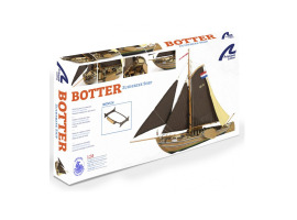 обзорное фото Дерев'яна модель голландського рибальського човна Botter Кораблі