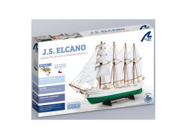 обзорное фото Деревянно-пластиковая модель корабля Хуан Себастьян Элькано и Эсмеральда в масштабе 1/250 Корабли