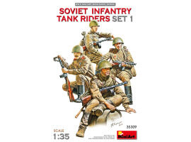 обзорное фото Soviet Infantry Tank Riders Set 1 Figures 1/35