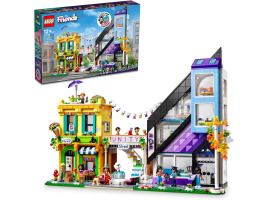 обзорное фото Конструктор LEGO Friends Квіткові та дизайнерські крамниці у центрі міста 41732 Friends
