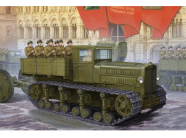 обзорное фото Assembly model 1/35 Soviet artillery tractor "Komintern" Trumpeter 05540 Armored vehicles 1/35