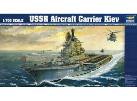 обзорное фото Збірна модель 1/700 Радянський авіаносець Kyiv Trumpeter 05704 Флот 1/700