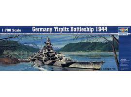обзорное фото Germany Battleship Tirpitz 1943 Флот 1/700