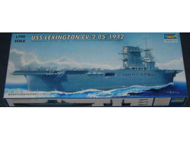 обзорное фото USS LEXINGTON CV-2  05/1942 Флот 1/700