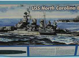 обзорное фото USS North Carolina BB-55 Флот 1/700