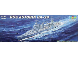 обзорное фото USS Astoria CA-34 1942 Fleet 1/700
