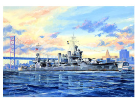 обзорное фото USS Quincy  CA-39 Fleet 1/700