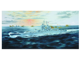 Scale model 1/700 French battleship "Jean Bart" 1955 Trumpeter 05752