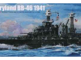 обзорное фото USS Maryland BB-46 1941 Fleet 1/700