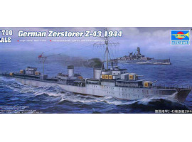 обзорное фото German Zerstorser Z-43, 1944 Флот 1/700
