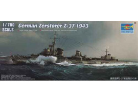 обзорное фото German Zerstorser Z-37, 1943 Флот 1/700