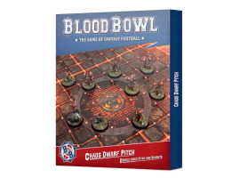 обзорное фото BLOOD BOWL: CHAOS DWARF TEAM PITCH / DUGOUTS Blood Bowl