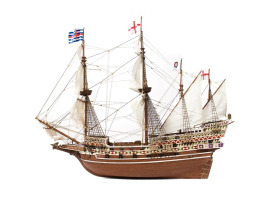 обзорное фото Збірна дерев'яна модель 1/85 Галеон HMS "Revenge" OcCre 13004 Кораблі