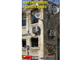 Сборная модель 1/35 Кондиционер и спутниковые антенны Miniart 35638
