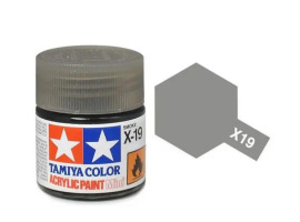 обзорное фото Акриловая краска на спиртовой основе Дымчатая 10мл Тамия X-19 Акриловые краски