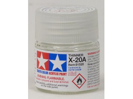 обзорное фото Solvent for acrylic paints X20A (Acrylic Thinner) Tamiya 81520 Acrylic paints