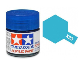 Acrylic varnish Transparent Blue 10ml Tamiya X-23