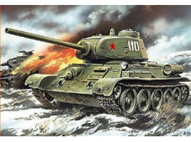 обзорное фото Soviet tank T-34/85 (1944) Armored vehicles 1/72