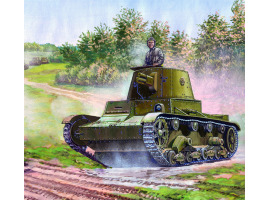обзорное фото "Vickers" 6 ton light tank model "E" (version A) Бронетехніка 1/72
