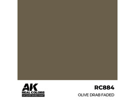 Акрилова фарба на спиртовій основі Olive Drab Faded / Вицвілий Оливково-сірий AK-interactive RC884